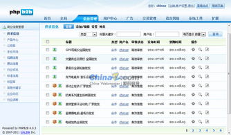 友邻b2b phpb2b 体验报告 快捷友好的b2b建站系统